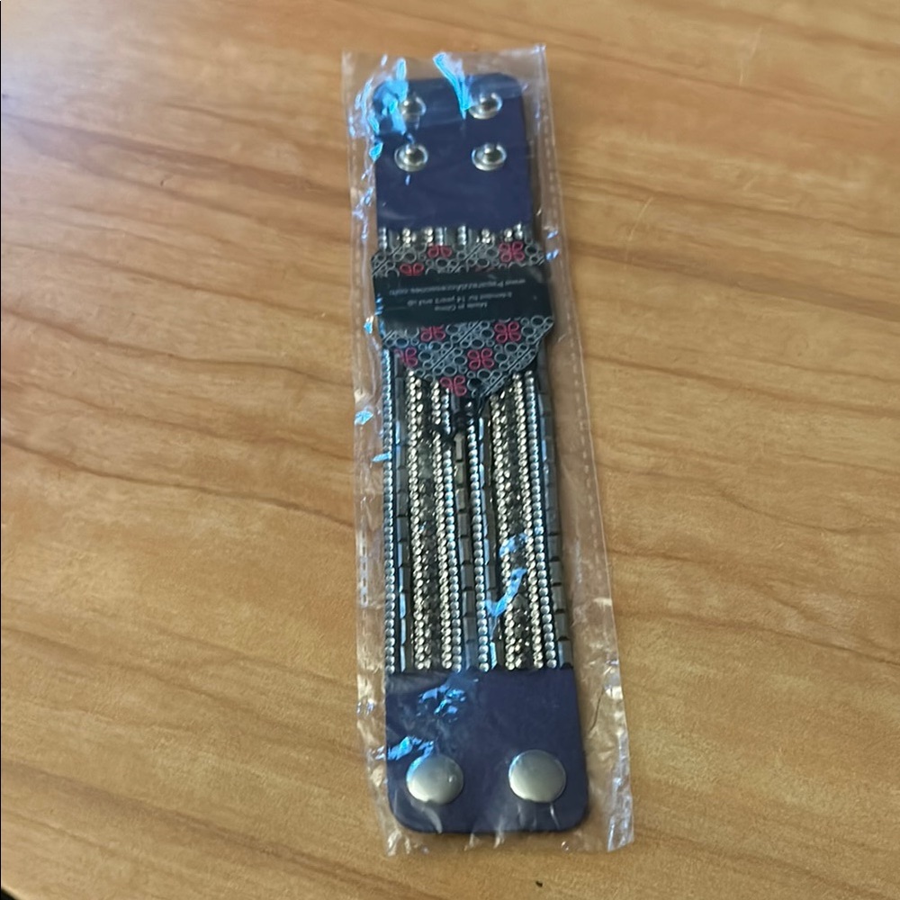 Stylish Blue and Silver Women's Bracelet